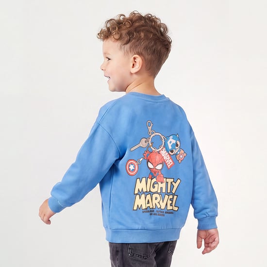 Juniors Avengers Print Sweatshirt