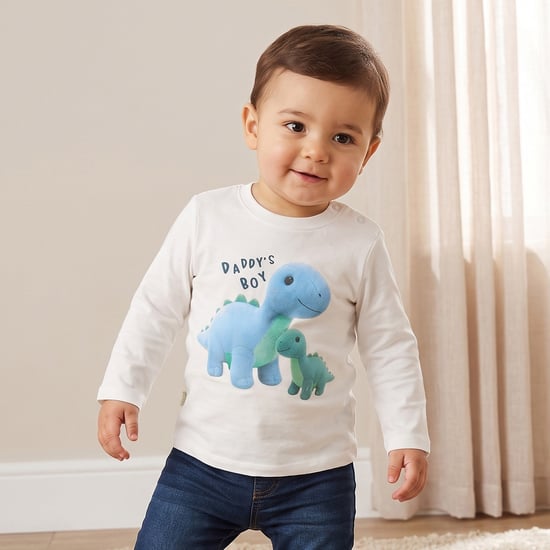 Juniors Dinosaur Print T-shirt