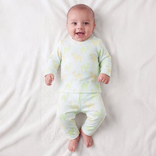 Juniors Camel Print T-shirt and Pyjama Set