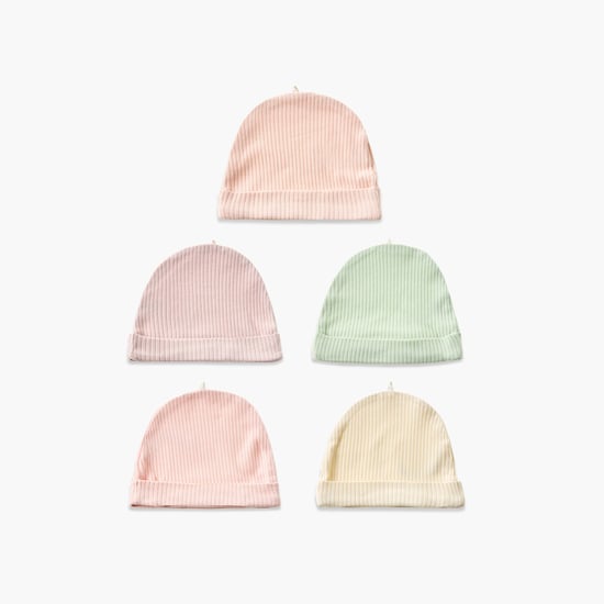 Juniors Ribbed Beanie - Pack of 5