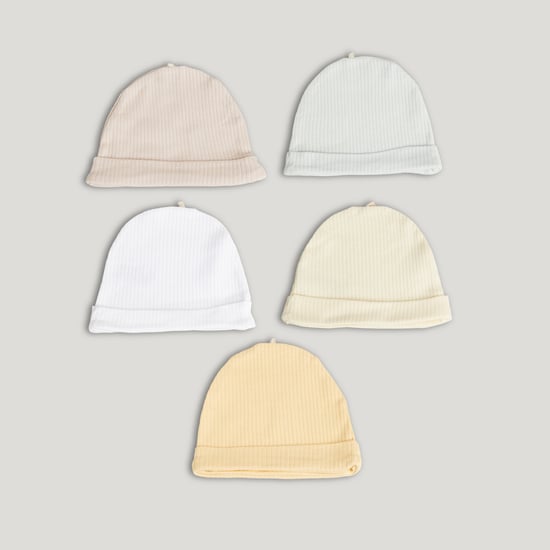 Juniors Ribbed Beanies - Pack of 5