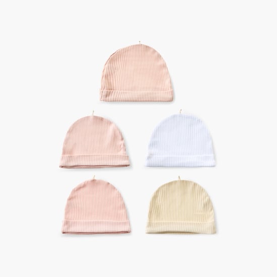 Juniors Ribbed Beanie - Pack of 5