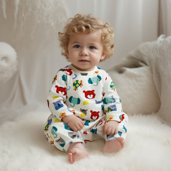 Juniors Printed T-shirt and Pyjamas