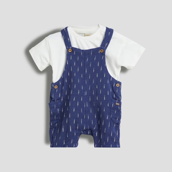 Giggles Woven Dungaree with T-shirt