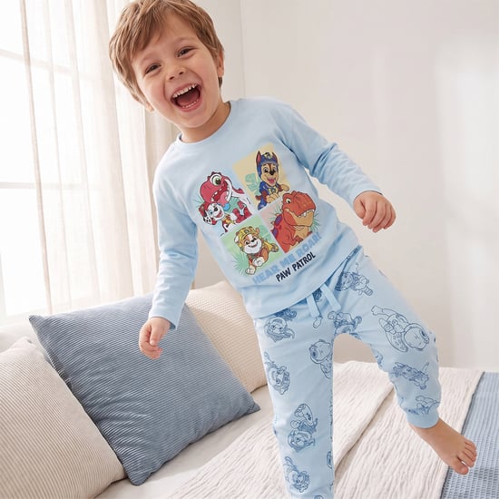 Juniors Paw Patrol Print T-shirt with Pyjama Set