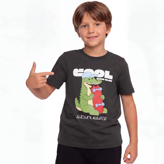 Juniors Dino Print T-shirt