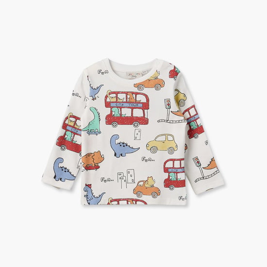 Juniors Dinosaur Print T-shirt