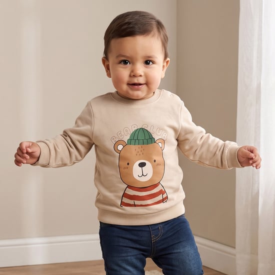 Juniors Printed Sweatshirt