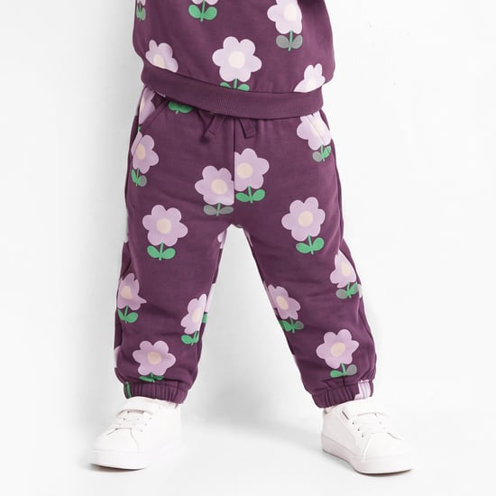 Juniors Floral Print Joggers