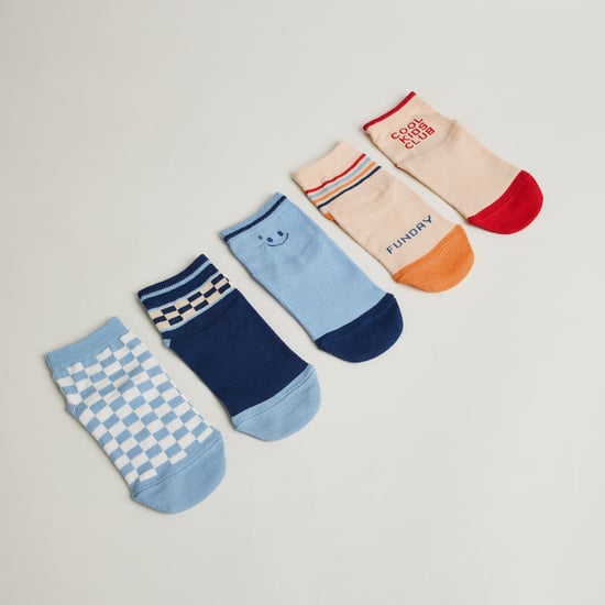 Juniors Assorted No Show Socks - Pack of 5