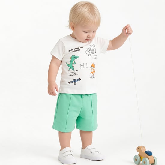 Juniors Dinon Print T-shirt