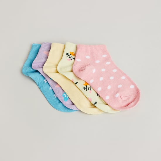 Juniors Assorted Ankle Length Socks - Pack of 5