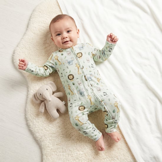 Juniors Safari Printed Sleepsuit