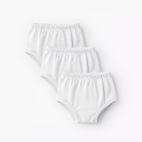 Juniors Solid Panties - Pack of 3