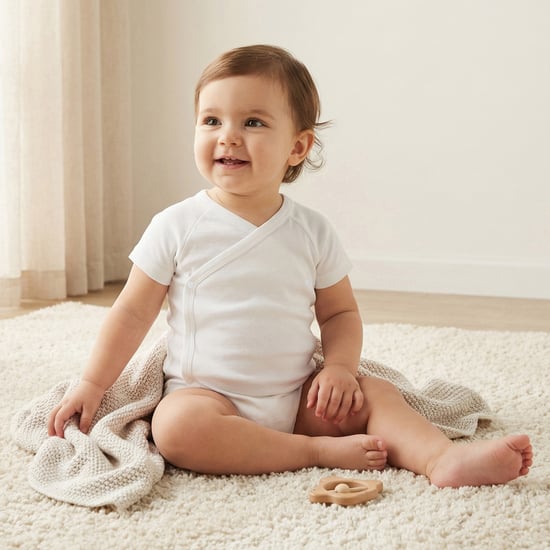 Juniors Solid Wrap-Style Bodysuit