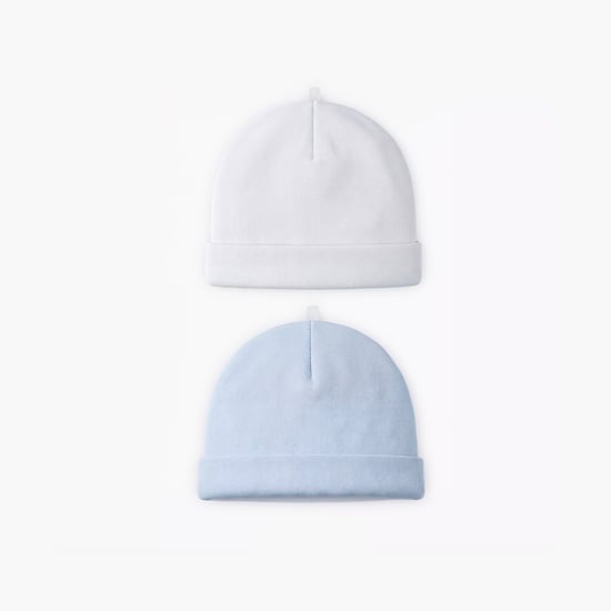Juniors Solid Beanies - Pack of 2