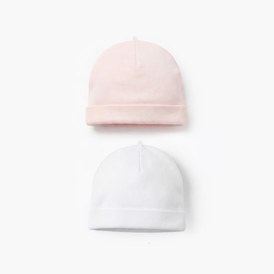 Juniors Solid Beanies - Pack of 2