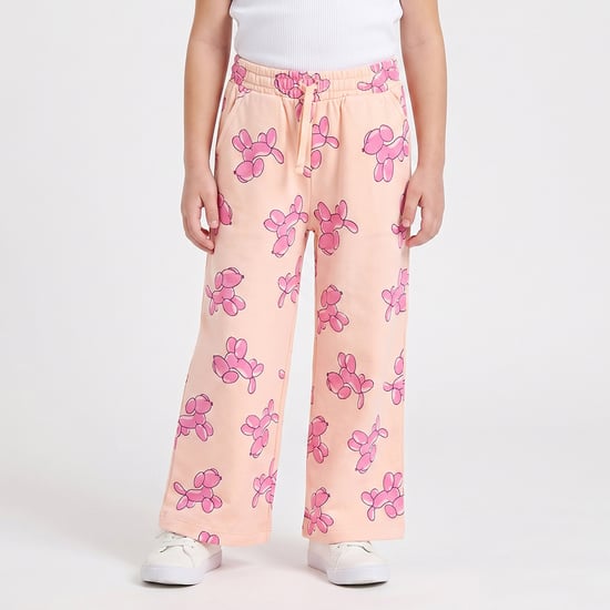 Juniors Balloon Dog Print Track Pants