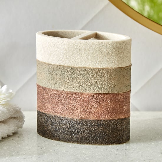 Hudson Polyresin Tooth Brush Holder