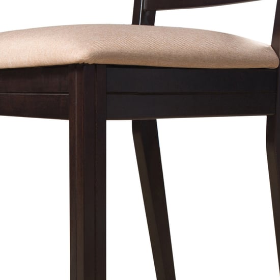Montoya Solid Wood 6-Seater Dining Set with Chairs and Bench - Brown