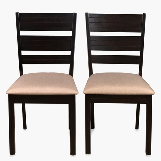 Montoya Solid Wood 6-Seater Dining Set with Chairs and Bench - Brown