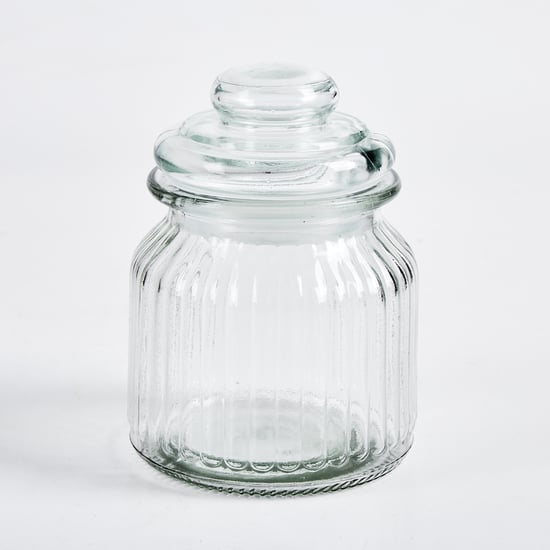 Marley Mimosa Set of 6 Glass Storage Jar - 650ml