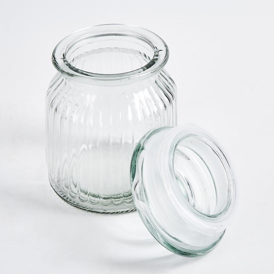 Marley Mimosa Set of 6 Glass Storage Jar - 650ml