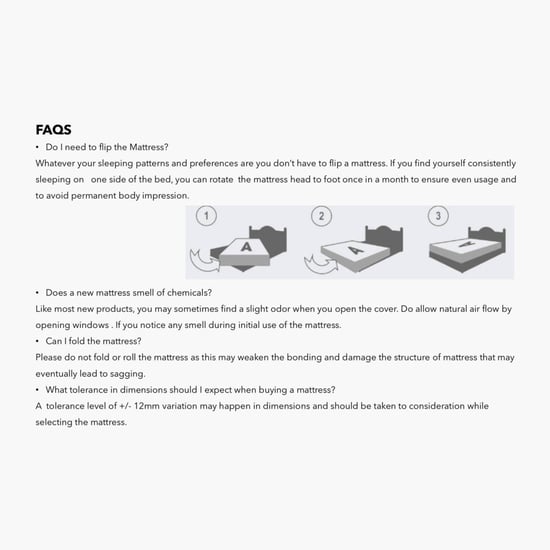 Restomax Pro 6+2 Inch Bonnel Spring Memory Foam Teen Mattress with Box Top, 120x195cm - Beige