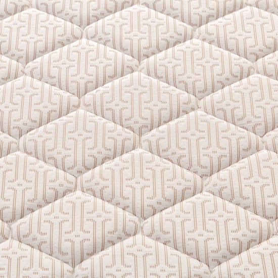 Restomax Pro 6+2 Inch Bonnel Spring Memory Foam Teen Mattress with Box Top, 120x195cm - Beige