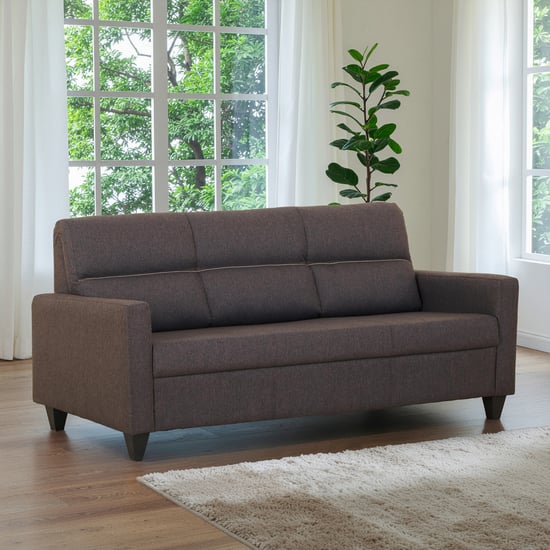 Helios Clary Nxt Fabric 3-Seater Sofa - Brown