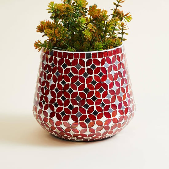 Corsica Metal Mosaic Vase