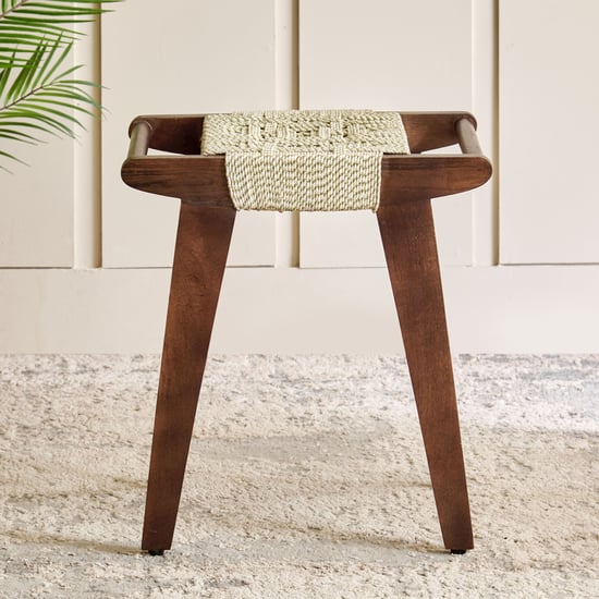 Cooper Mango Wood Stool - Brown