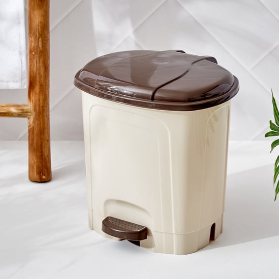 Sedona Capiz Polypropylene Pedal Waste Bin - 6.5L