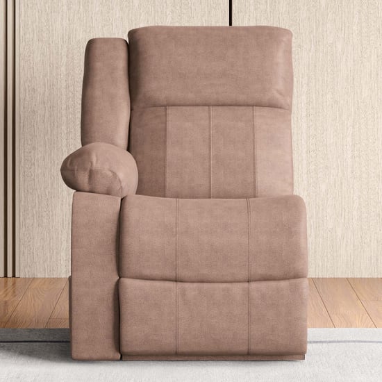 Denver Fabric 3-Seater Sectional Recliner Set - Brown