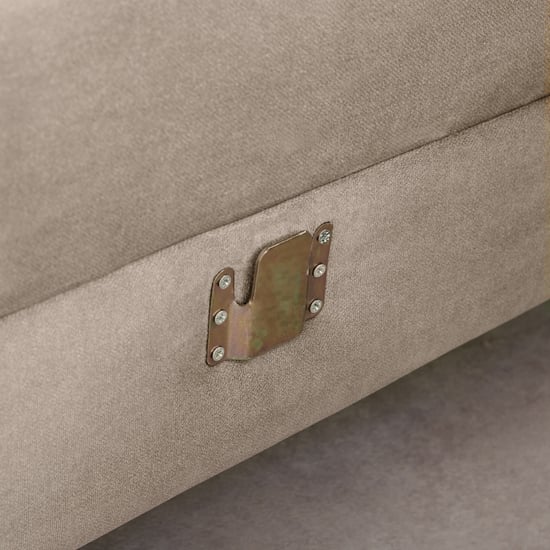 Helios Vive Fabric 3-Seater Left Corner Sofa with Chaise - Beige