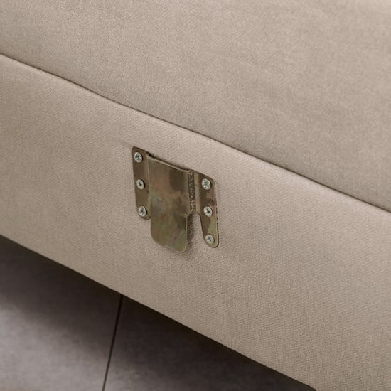 Helios Vive Fabric 3-Seater Left Corner Sofa with Chaise - Beige