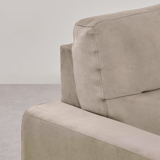 Helios Vive Fabric 3-Seater Left Corner Sofa with Chaise - Beige