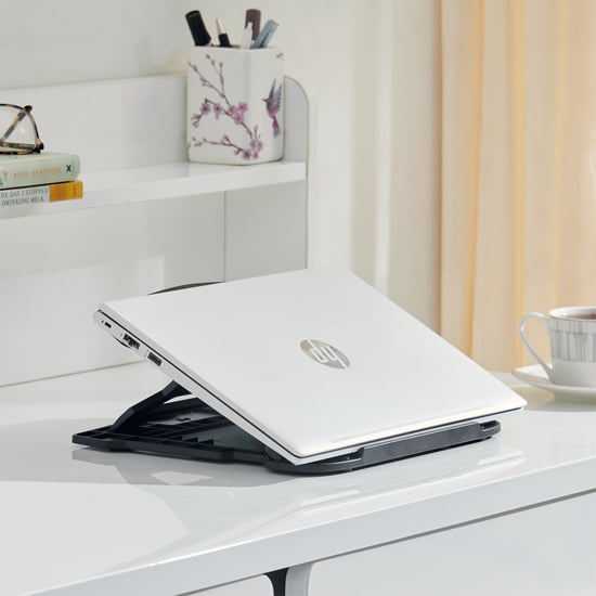 Lapso Polystyrene Laptop Cooling Stand - Black