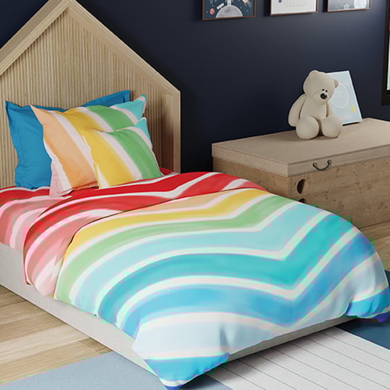 UNITED COLORS OF BENETTON Kids Cotton 210TC Printed 2Pcs Single Bedsheet Set