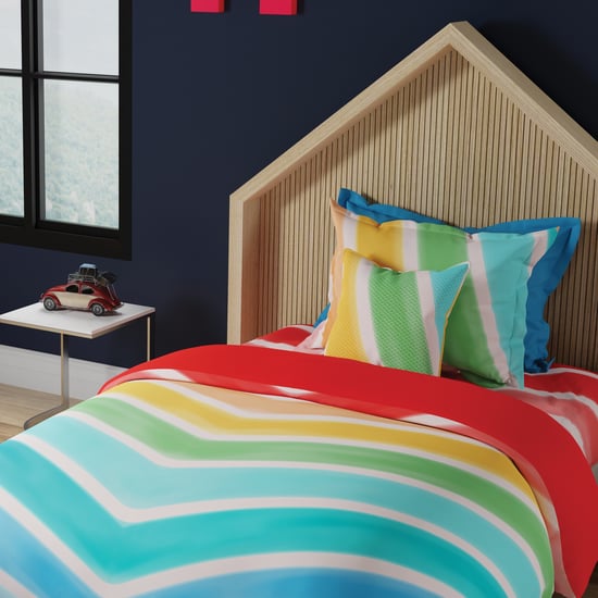 UNITED COLORS OF BENETTON Kids Cotton 210TC Printed 2Pcs Single Bedsheet Set