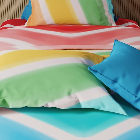 UNITED COLORS OF BENETTON Kids Cotton 210TC Printed 2Pcs Single Bedsheet Set