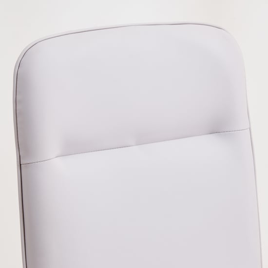 Massimo Set of 2 Faux Leather Dining Chairs - Grey