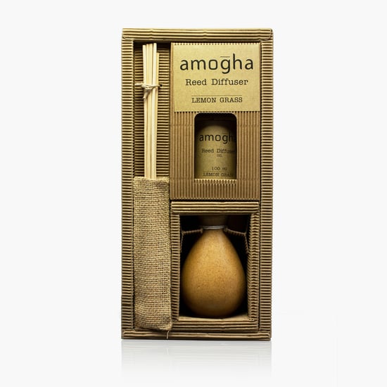 IRIS Amogha 4Pcs Lemongrass Reed Diffuser Set