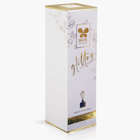 IRIS Gold Musk Reed Diffuser Set