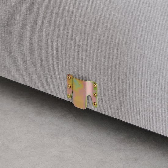 Berry Fabric 3-Seater Right Corner Sofa with Chaise - Grey