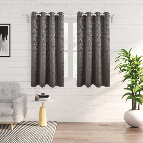 Calamus Jacquard Room Darkening Window Curtain