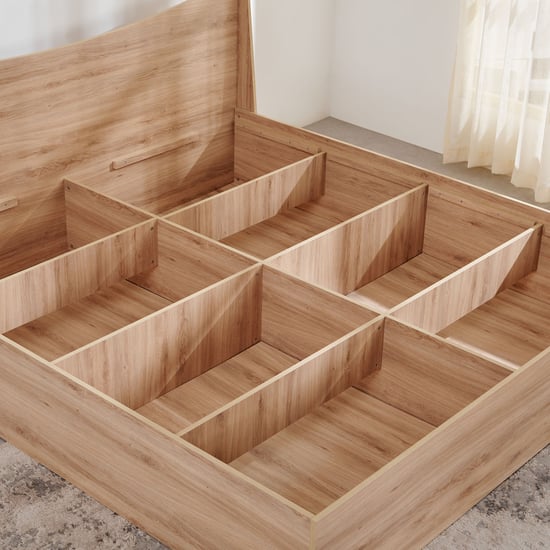 Helios Alton Queen Bed with Box Storage