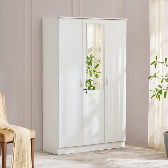 Helios Alton 3-Door Wardrobe with Mirror