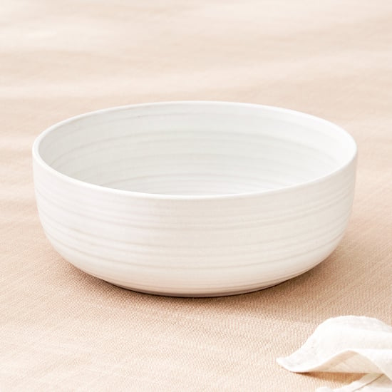 Natura Albus Stoneware Serving Bowl - 1.3L