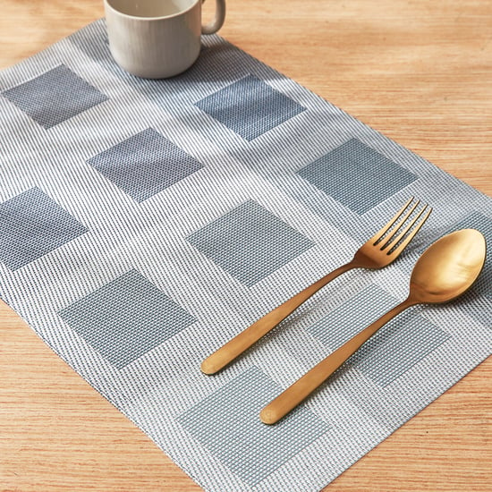 Eden Blocks Set of 6 Checked Placemats